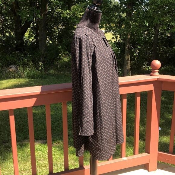 Altar'd State Ladies Black Pullover A Line Paisley Print Boho Dress Sz S - Picture 7 of 12